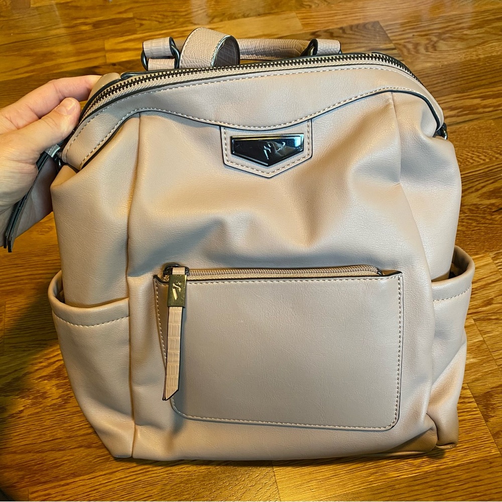 Simply Vera Vera Wang Bag Blush Pink Backpack Purse Handles Adjustable NWOT